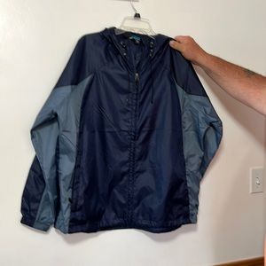 Tri-Mountain Ladies 2X Navy Rain Jacket